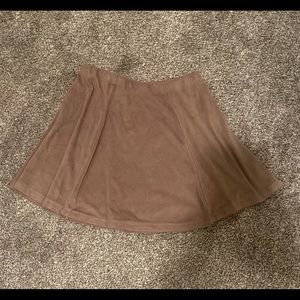 Skirt - soft, brown